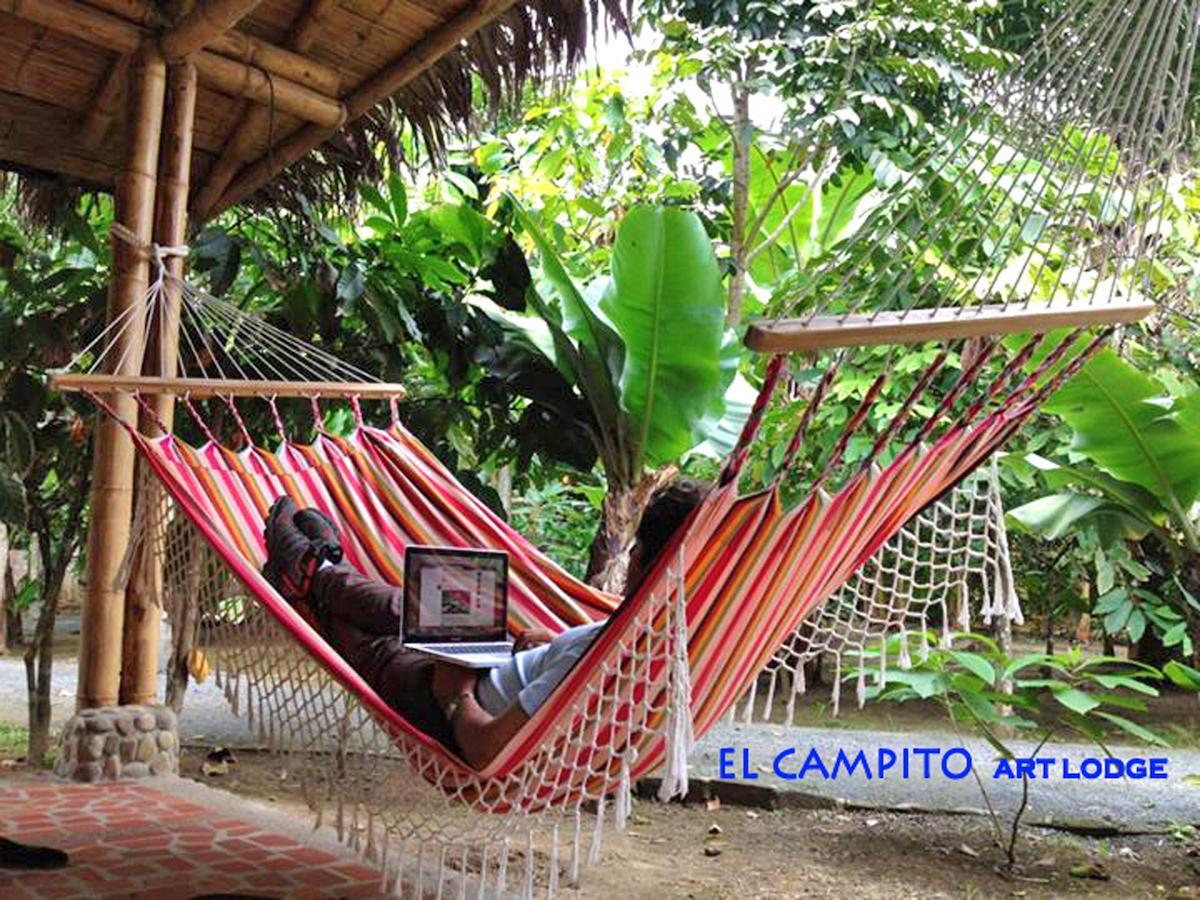 El Campito Lodge Ayampe Eksteriør billede